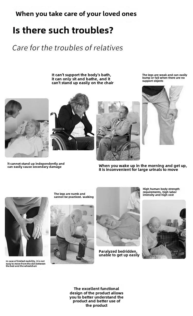 Elderly Care Mobile Rotation Transfer Turntable Elderly Walker Mobile Safety Patient Walking Belt patient transfer