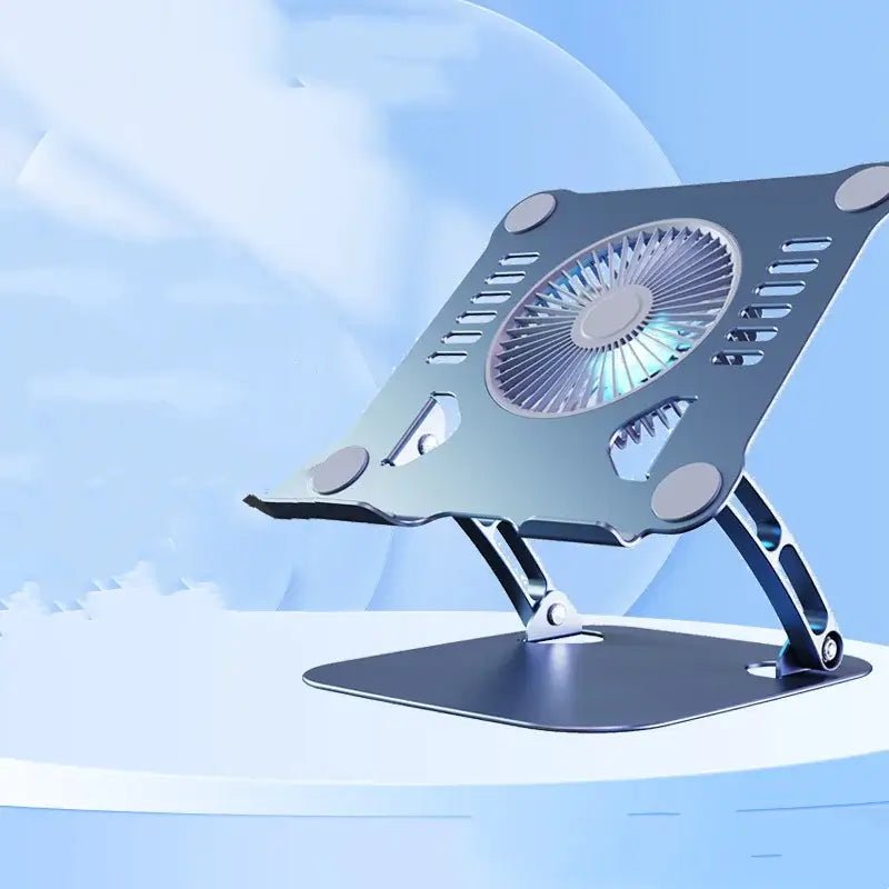adjustable laptop stand with fan - Cool & Ergonomic Design