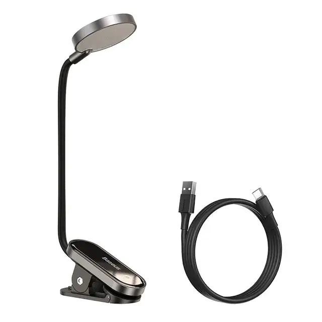 Baseus USB Rechargeable LED Reading Lamp with Clip