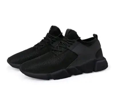 Men’s Casual Breathable Mesh Sneakers – Front Strap Comfort Walking 