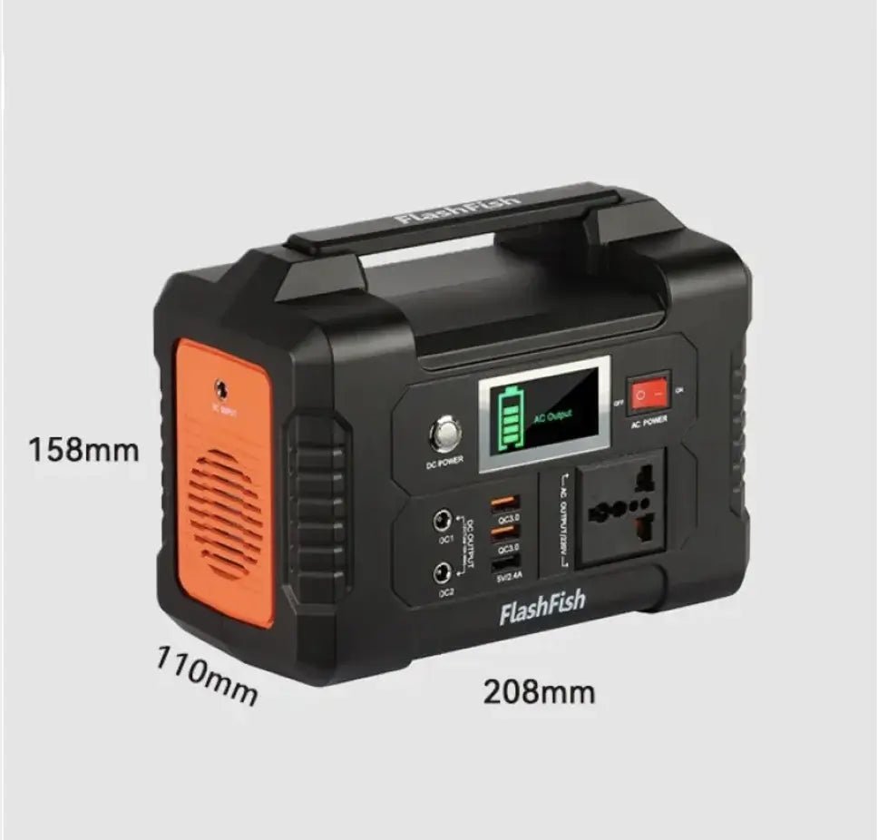 Portable 200W Emergency Power Supply – 151Wh/40800mAh Lithium 