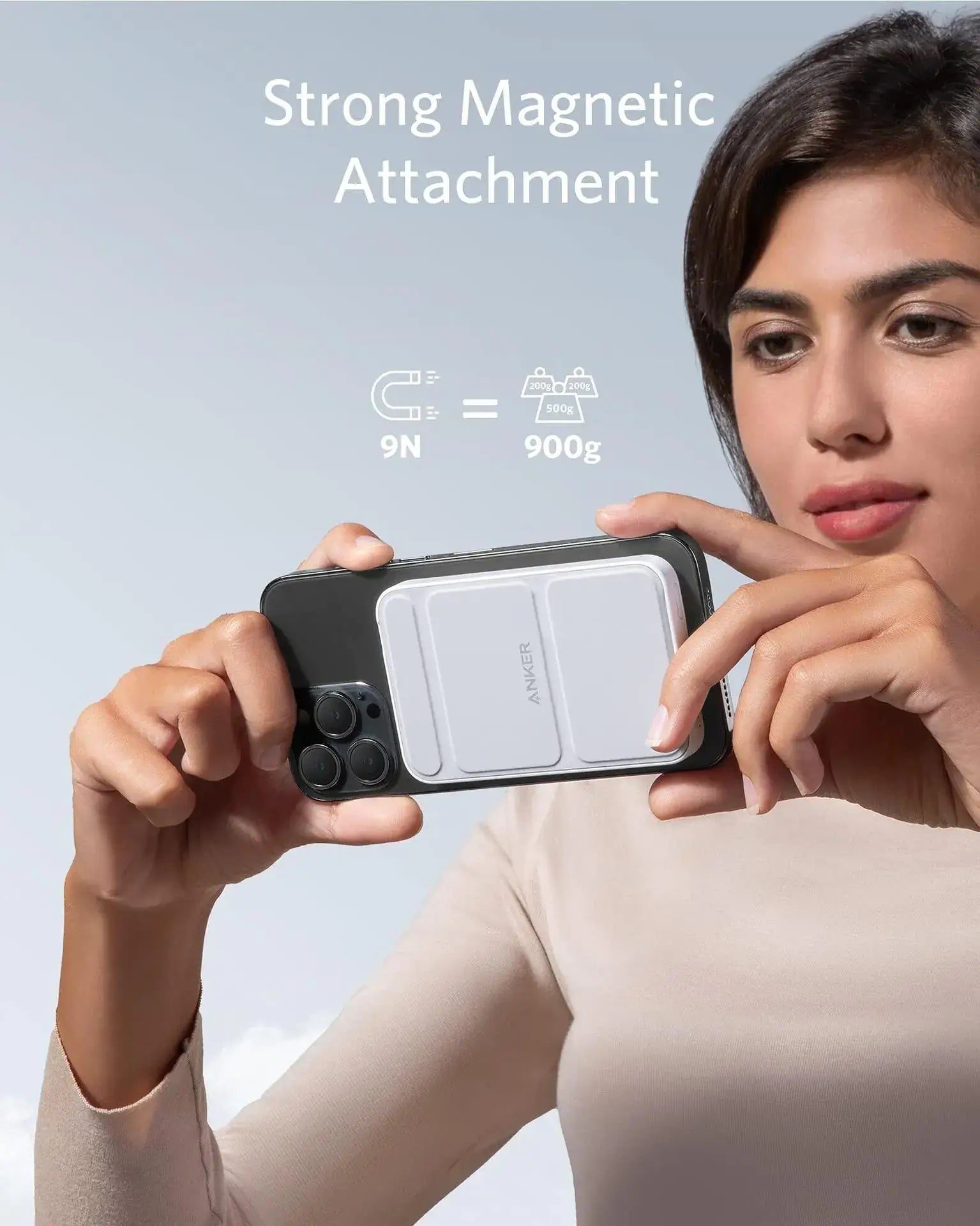 Anker MagGo Wireless Power Bank – 5000mAh Portable Charger